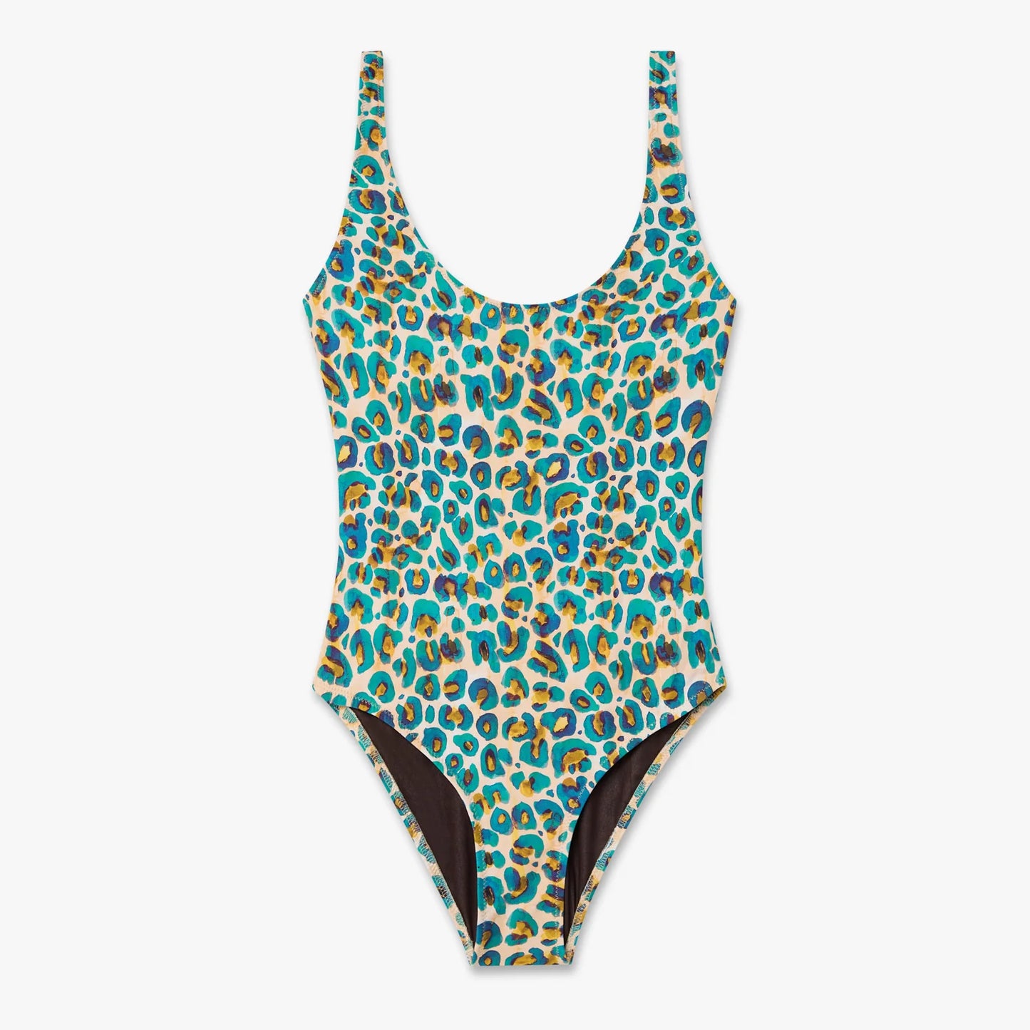 Leopard Print Swimsuit - Butter Yellow