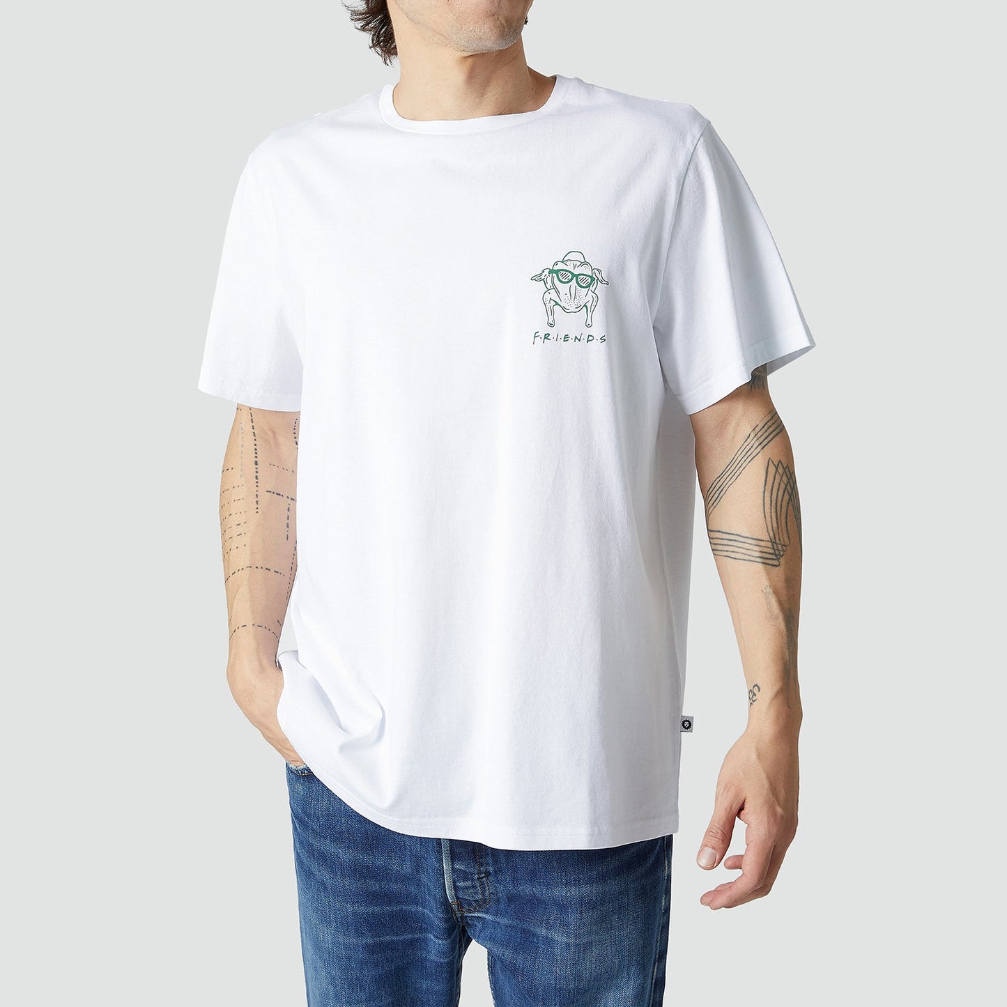 Friends You Love Me Tee - White