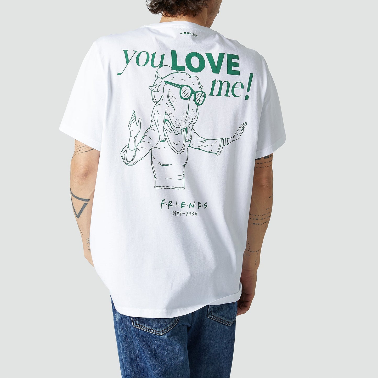 Friends You Love Me Tee - White